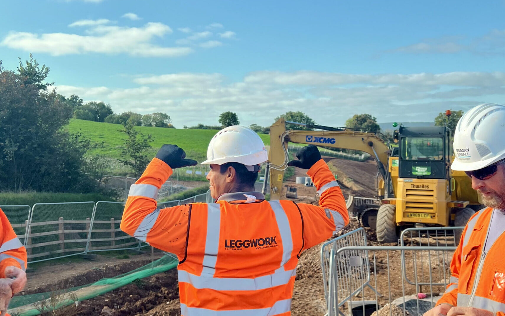 photo leggwork on site